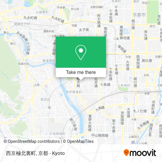 西京極北裏町 map