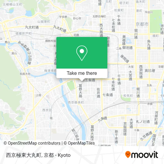 西京極東大丸町 map