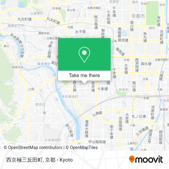 西京極三反田町 map