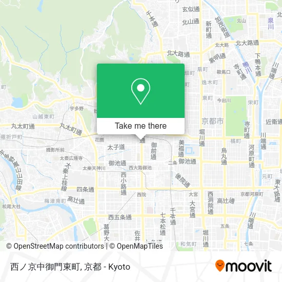 西ノ京中御門東町 map