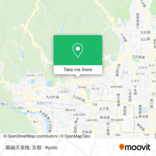圓融天皇陵 map
