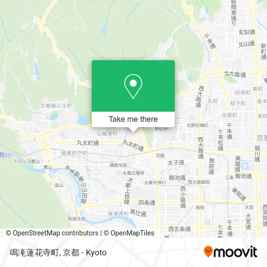 鳴滝蓮花寺町 map