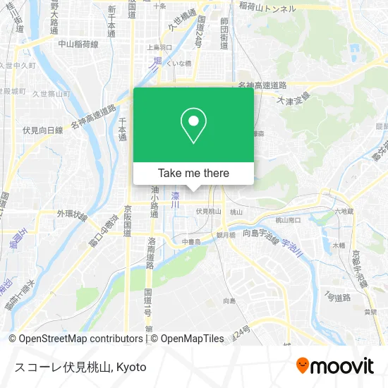 Skole Fushimi Momoyama map