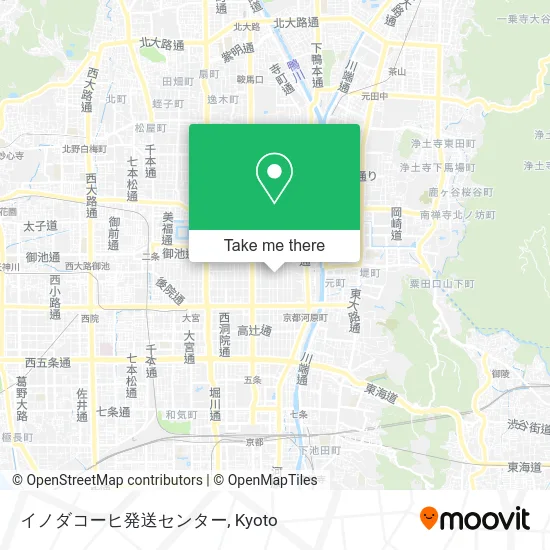 Inoda Coffee Shipping Center map