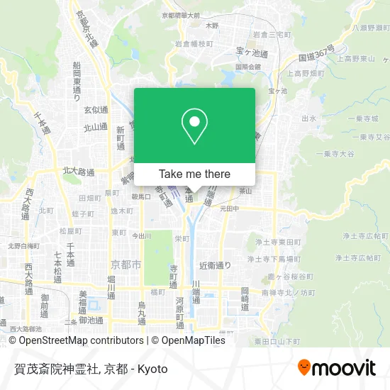 賀茂斎院神霊社 map