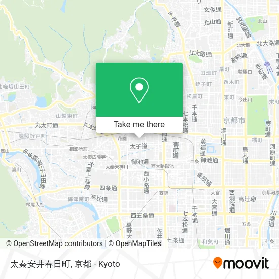 太秦安井春日町 map