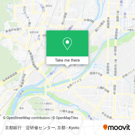 京都銀行　淀研修センター map