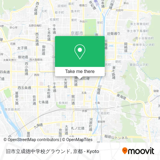 旧市立成徳中学校グラウンド map