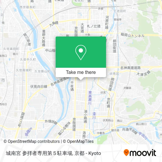 城南宮 参拝者専用第５駐車場 map