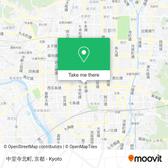 中堂寺北町 map