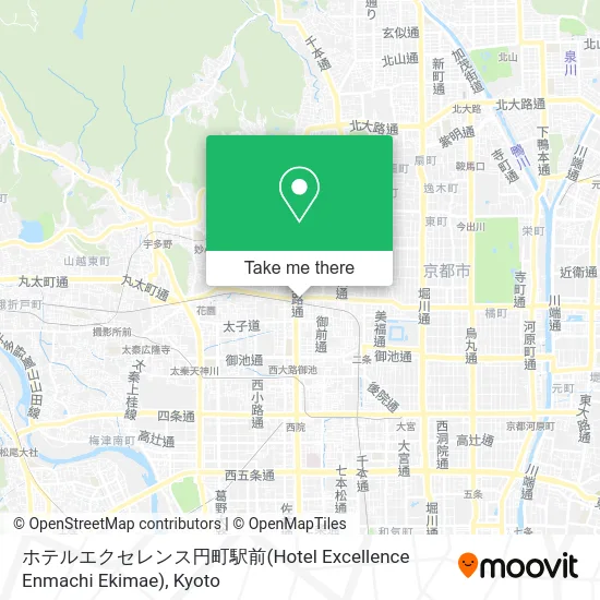 Hotel Excellence Enmachi Ekimae map