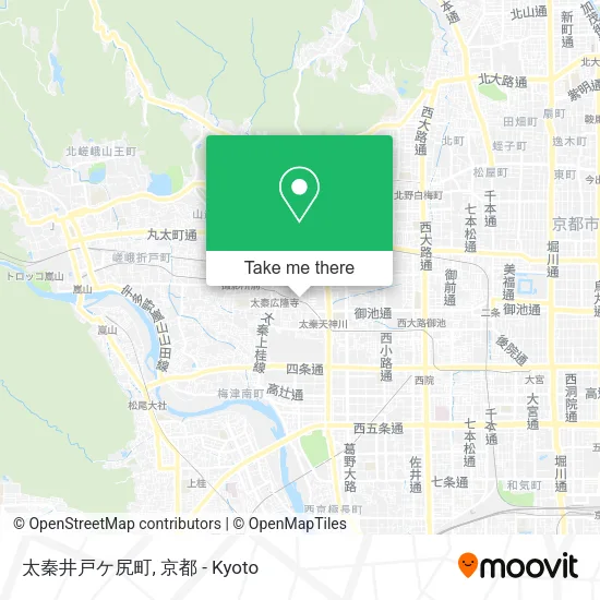 太秦井戸ケ尻町 map