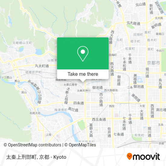 太秦上刑部町 map