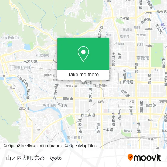 山ノ内大町 map