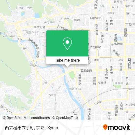 西京極東衣手町 map