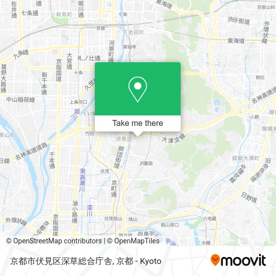 京都市伏見区深草総合庁舎 map