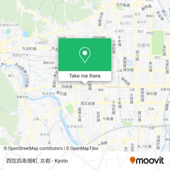 西院四条畑町 map