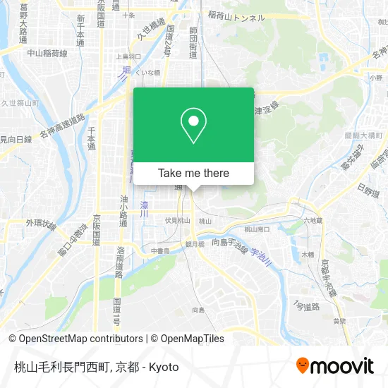 桃山毛利長門西町 map