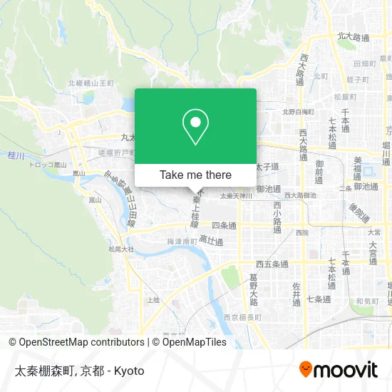 太秦棚森町 map