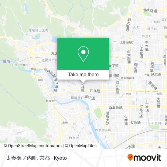 太秦樋ノ内町 map