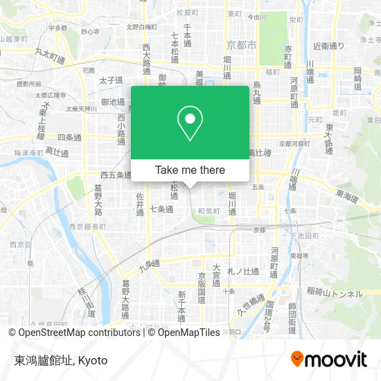 East Kōrōkan Site map
