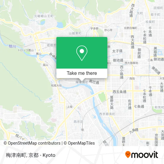 梅津南町 map