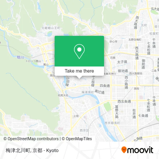 梅津北川町 map