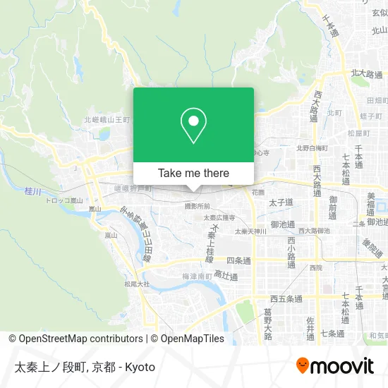 太秦上ノ段町 map