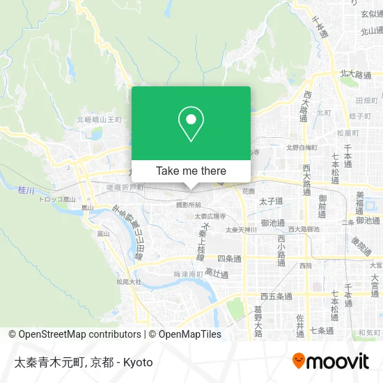 太秦青木元町 map
