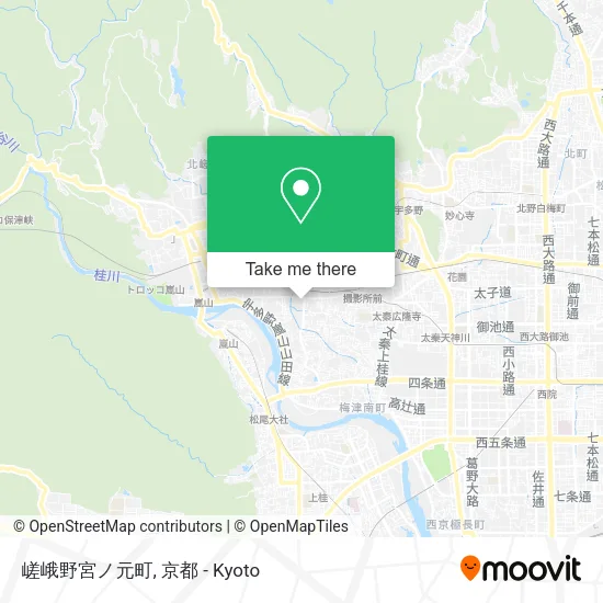 嵯峨野宮ノ元町 map