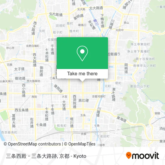 三条西殿・三条大路跡 map