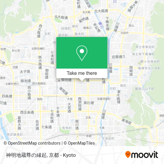 神明地蔵尊の縁起 map