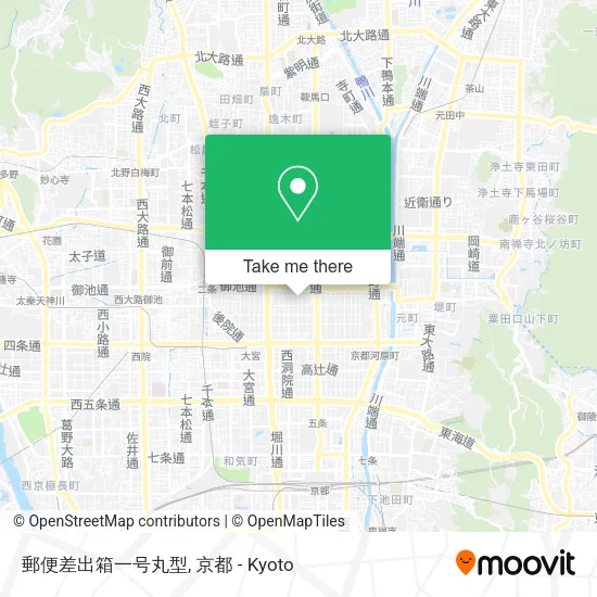 郵便差出箱一号丸型 map