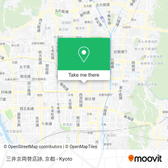 三井京両替店跡 map