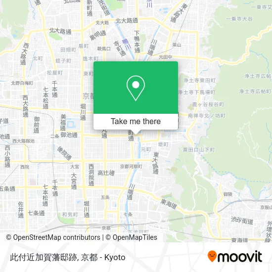 此付近加賀藩邸跡 map