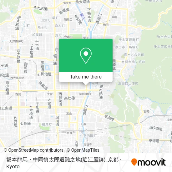 Sakamoto Ryoma and Nakaoka Shintaro Disaster Site (Former Omiya Location) map