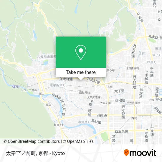 太秦宮ノ前町 map