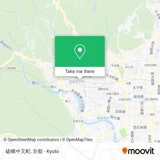 嵯峨中又町 map