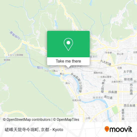 嵯峨天龍寺今堀町 map