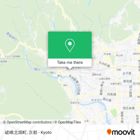 嵯峨北堀町 map