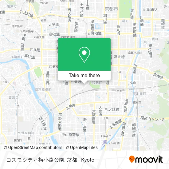 コスモシティ梅小路公園 map
