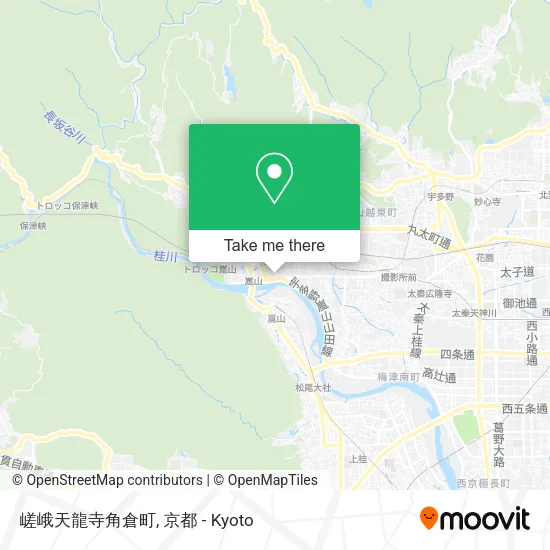 嵯峨天龍寺角倉町 map