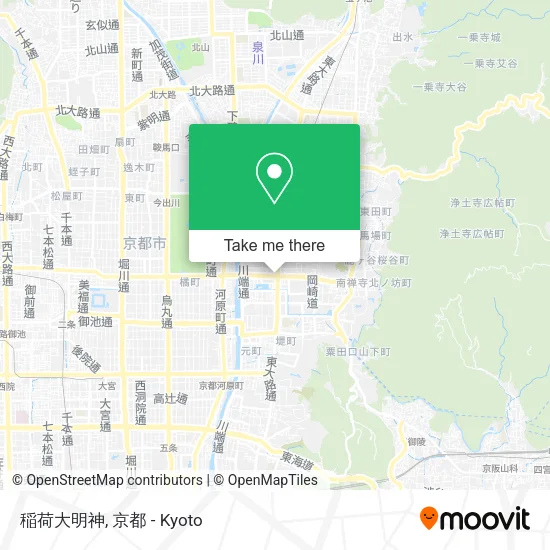 稲荷大明神 map
