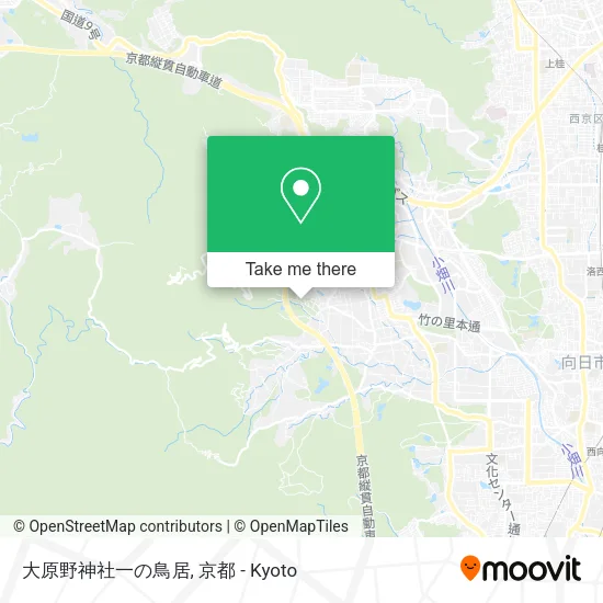 大原野神社一の鳥居 map