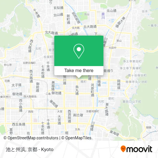 池と州浜 map