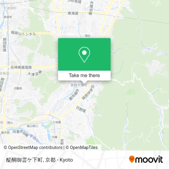 醍醐御霊ケ下町 map