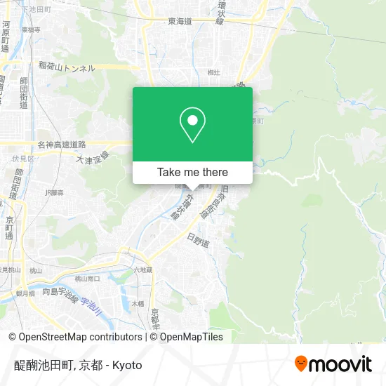 醍醐池田町 map