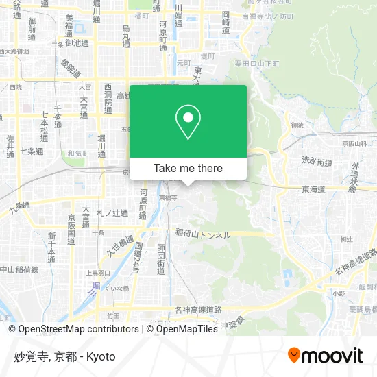 妙覚寺 map