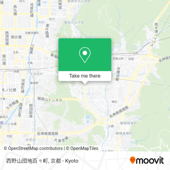 西野山団地百々町 map