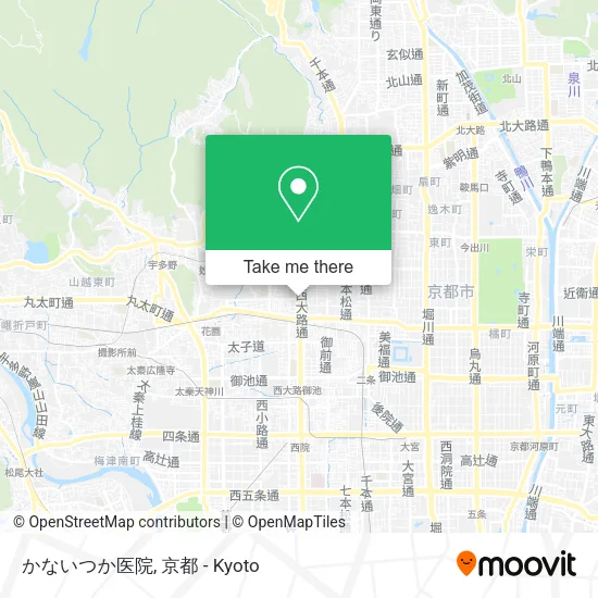 かないつか医院 map